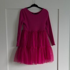 Gap Baby Pink Long Sleeve Tulle Dress